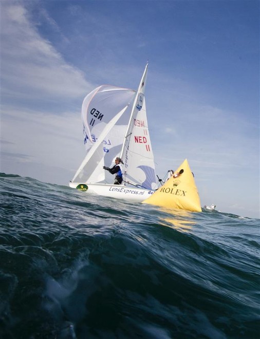 Gold medalists Lisa Westerhof and Lobke Berkhout (NED) in 470-Women - Miami OCR 2012 ©  Rolex/Daniel Forster http://www.regattanews.com